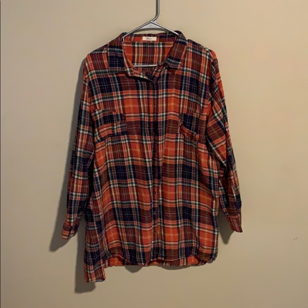 Flannel tunic (boutique)
